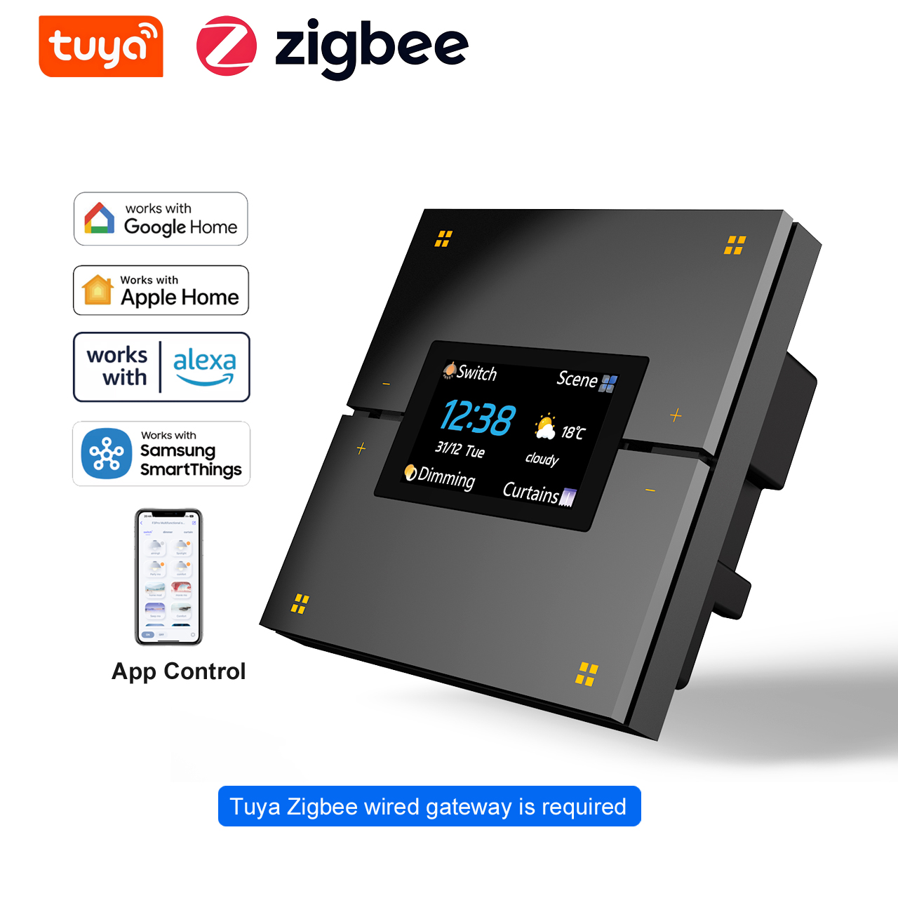Smart Home For Living - M9 Pro 8-Button UK Tuya Smart