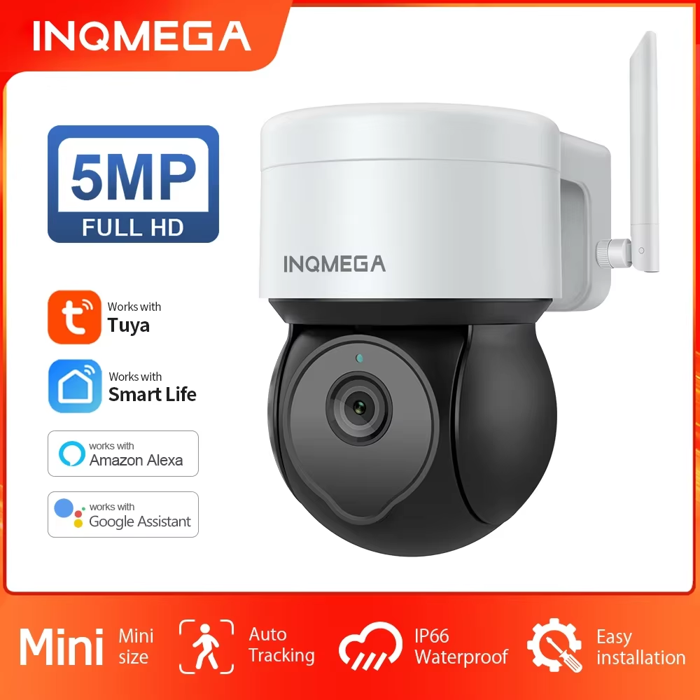 Smart Home Cctv Camera - INQMEGA 5MP Tuya Outdoor PTZ Camera