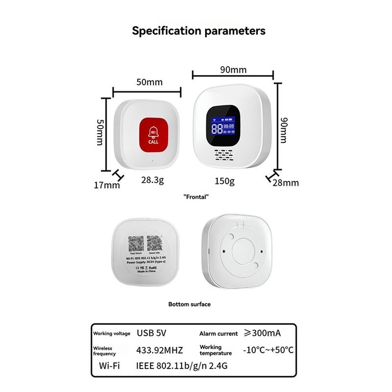 Tuya Smart Wifi Emergency SOS  - Smart Home Button 评论和价格