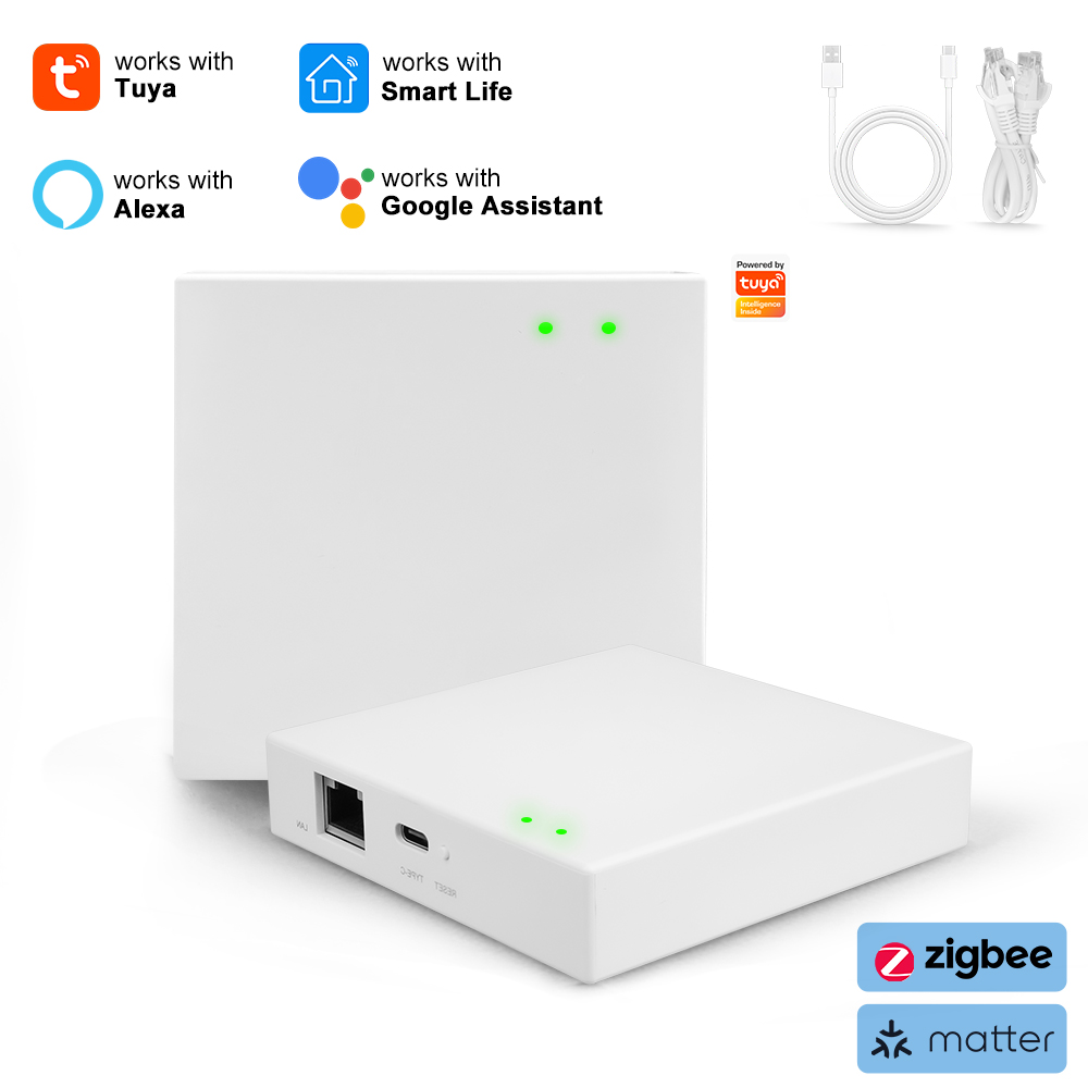 Tuya Zigbee Matter Wired Gatew - Smart Home Offline System 评论和价格
