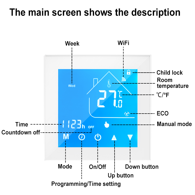 Smart WiFi Thermostat Heating  - Smart Home Plus 评论和价格