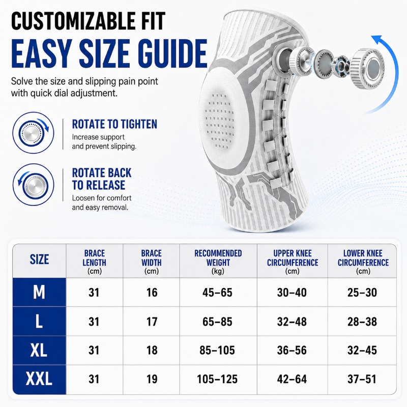 Smart Knob Knee Brace Patella  - Smart Home Wellness 评论和价格
