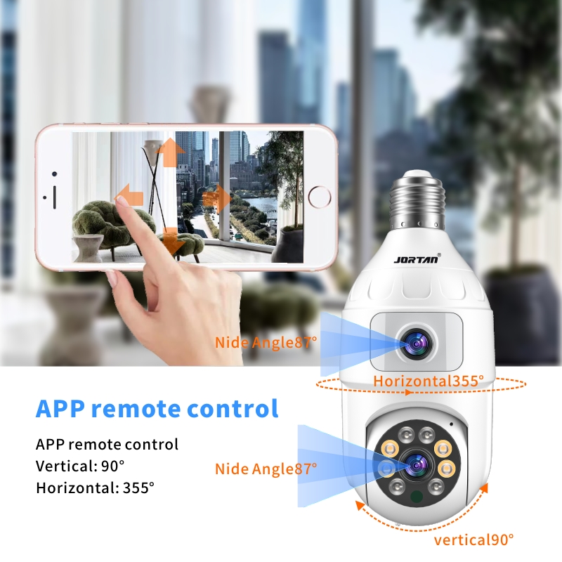 4MP Bulb E27 Dual Lens 360 Ind - Smart Home Cctv Camera 评论和价格