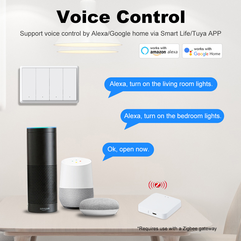 Manhot Smart zigbee Switch No  - Smart Home For Living 评论和价格