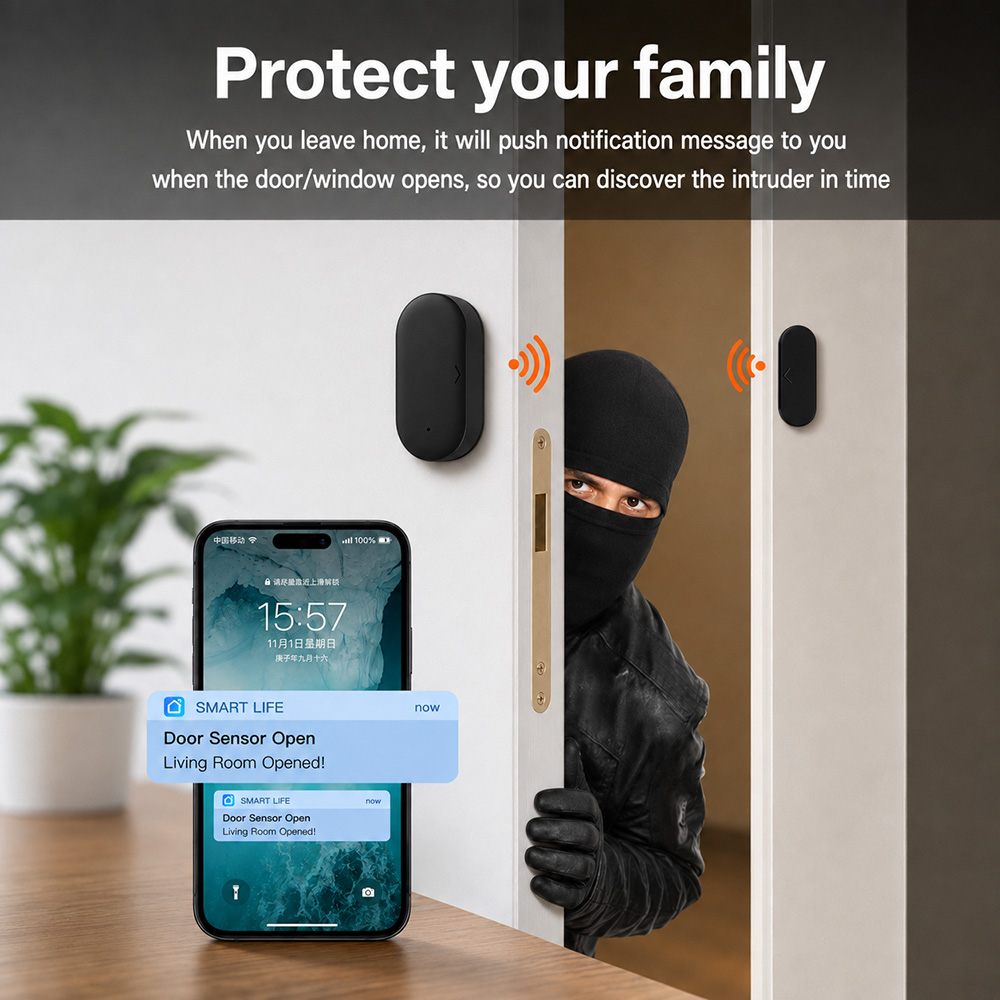 Tuya Zigbee 3.0 Mini Door Wind - Smart Home Project 评论和价格