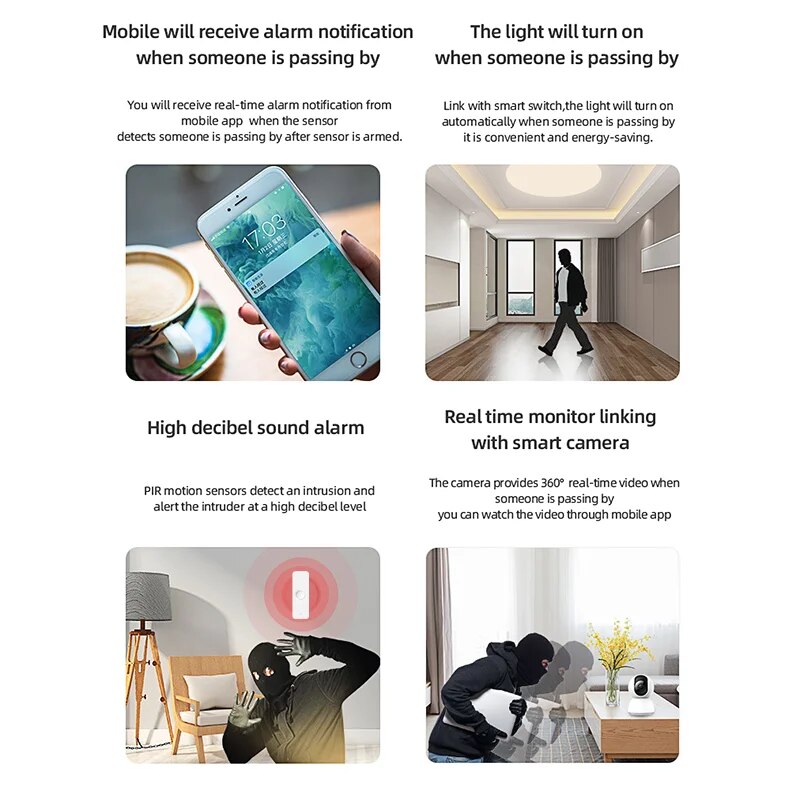Tuya WiFi Zigbee PIR Motion Se - Pir Motion Sensor 评论和价格