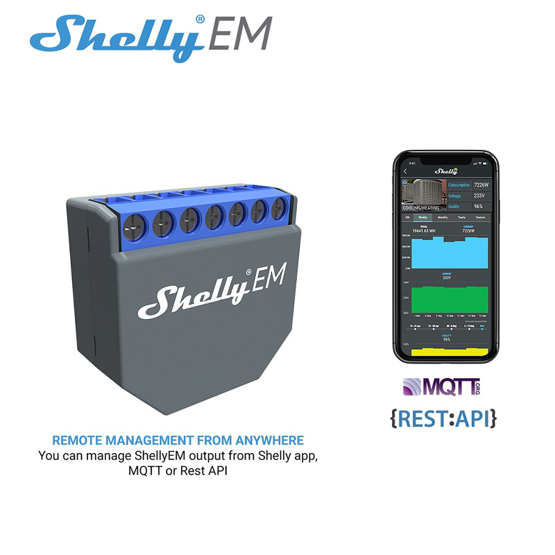 SHELLY EM Wifi Smart Life Cont - Smart Home Wifi 评论和价格