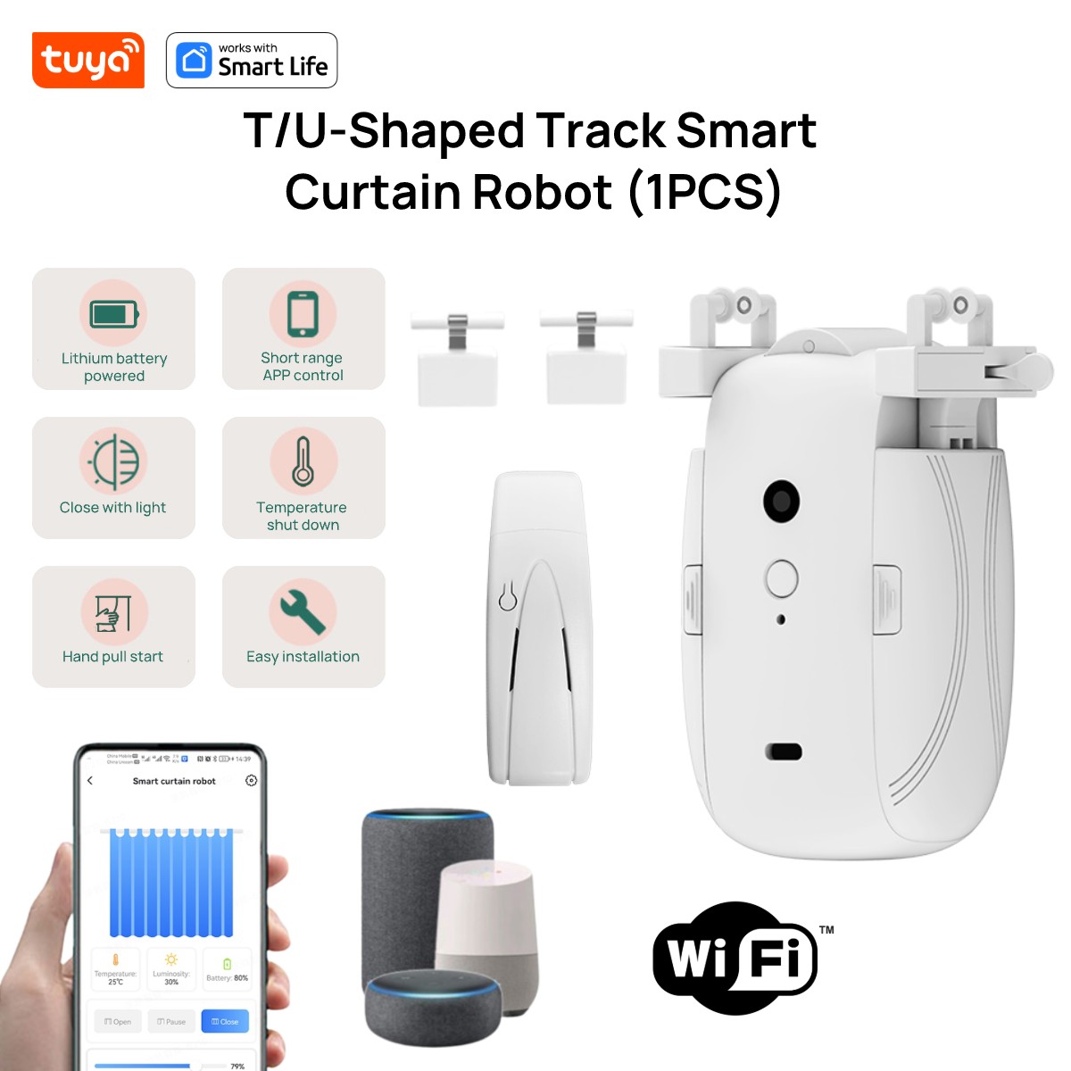 Tuya Smart WiFi Curtain Robot  - Smart Home Vimar 评论和价格