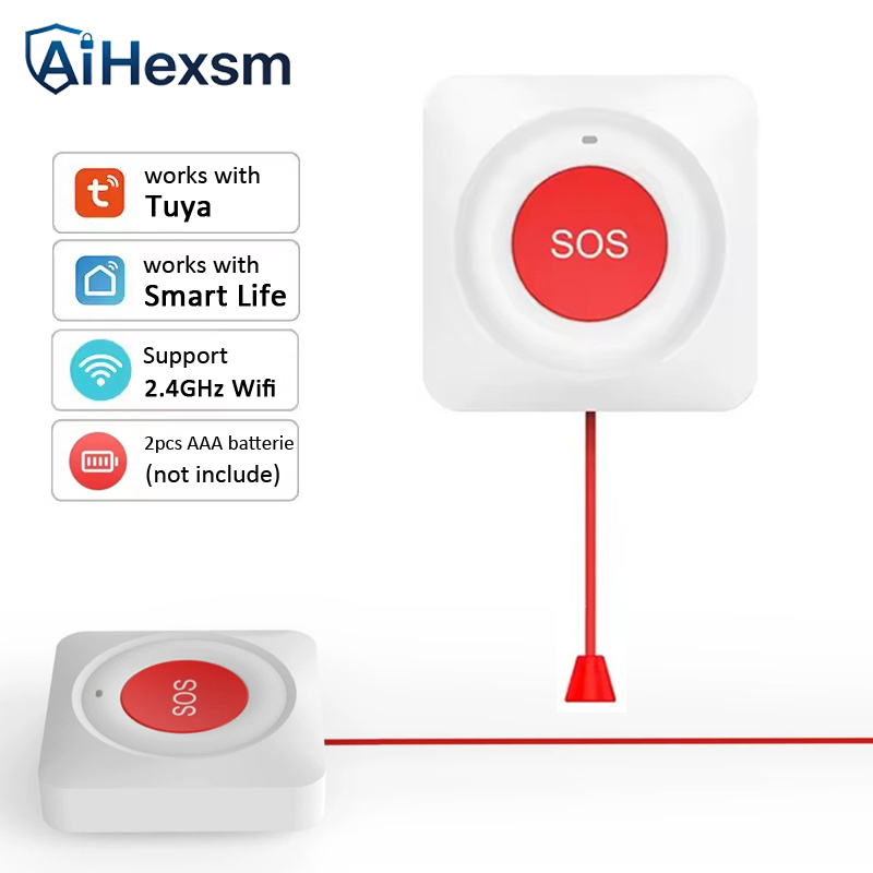 Tuya WiFi SOS Button Easy pull - Smart Home Button 评论和价格