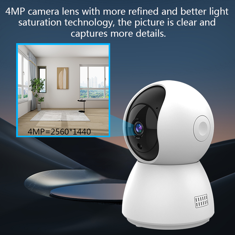 HD 4MP Tuya Smart Mini WiFi IP - Smart Home Cctv Camera 评论和价格
