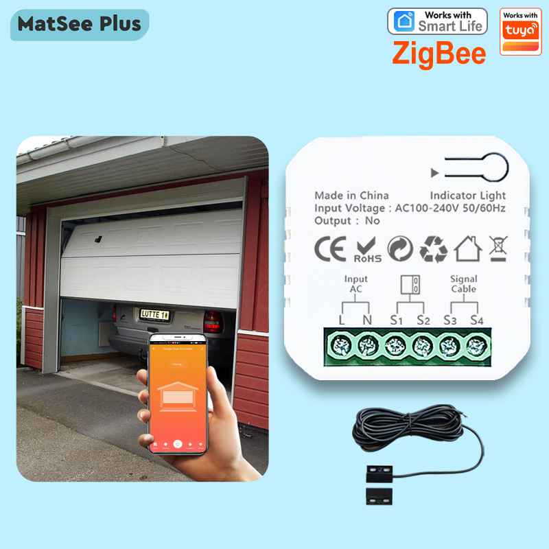 Smart Life ZigBee Garage Door  - Smart Home Plus 评论和价格