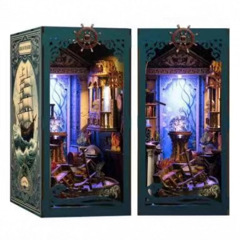 3D Wooden DIY Bookend Puzzle H - Smart Home Furniture 评论和价格