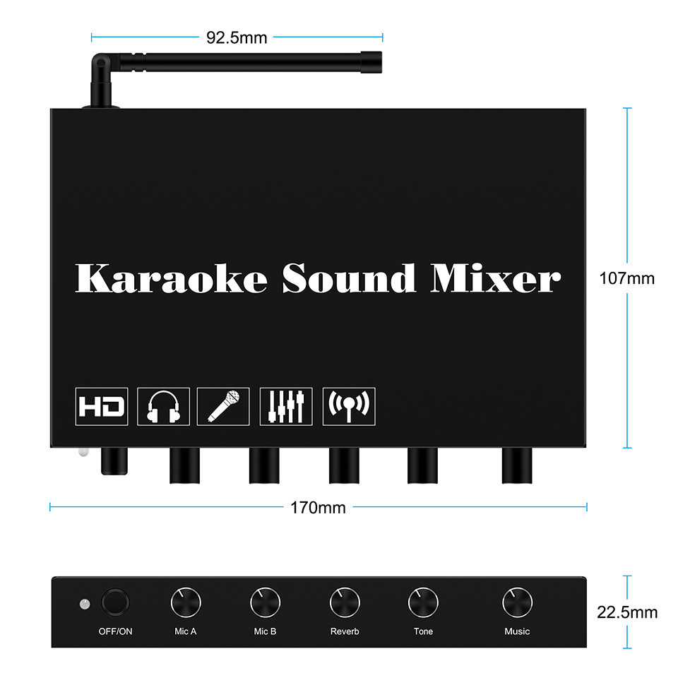 HDMI Karaoke Player Mixer Home - Smart Home Theater 评论和价格