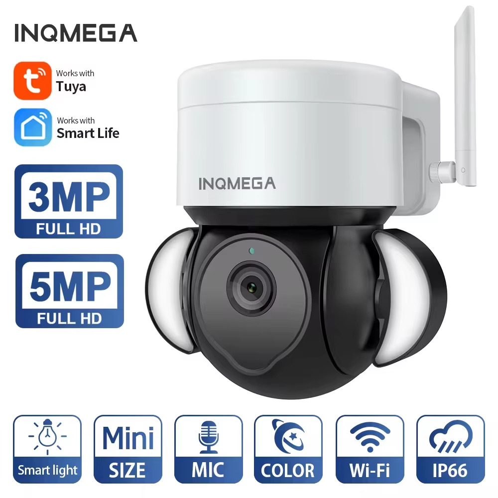 INQMEGA 5MP TUYA Camera Smart  - Smart Home Cctv Camera 评论和价格
