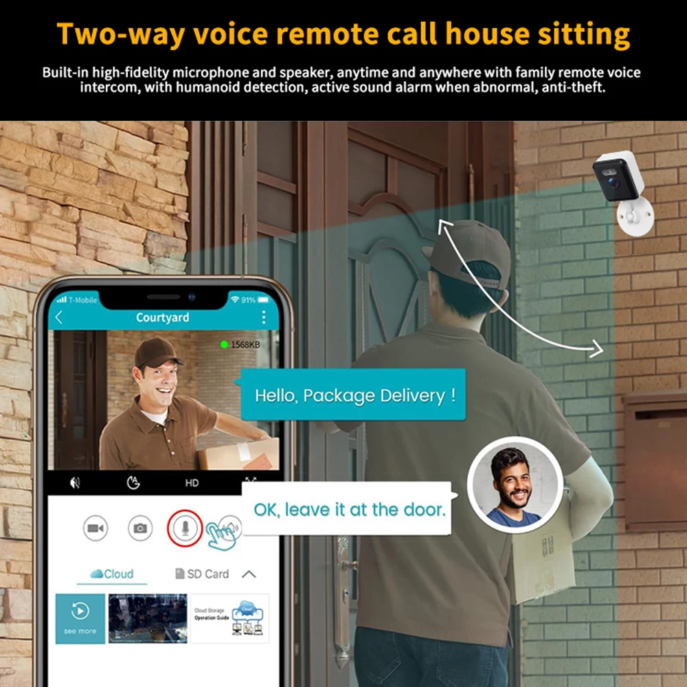 Tuya Smart Mini 5MP WiFi IP Ca - Smart Home Cctv Camera 评论和价格