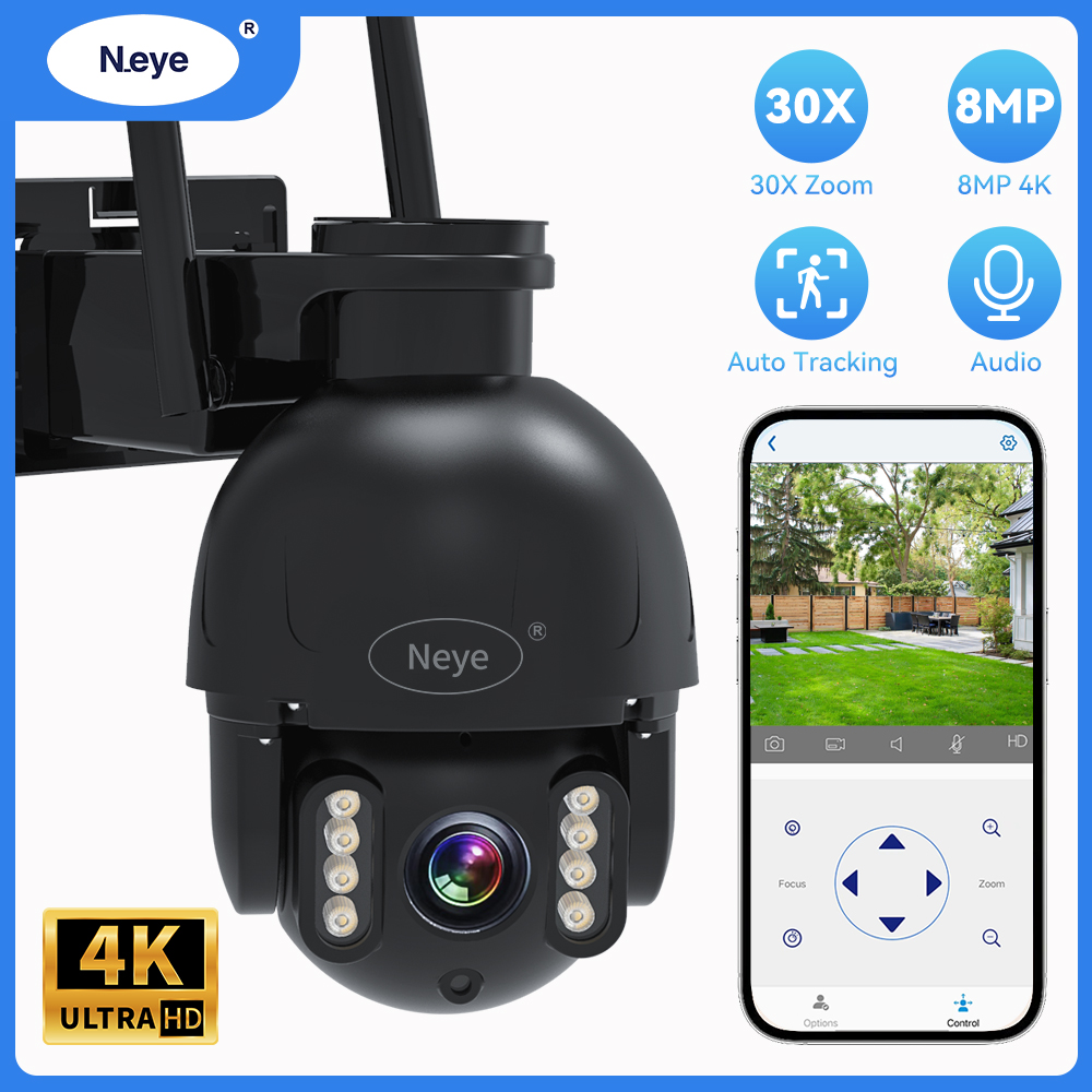 Neye SP100 PTZ WiFi Camera 8MP - Smart Home Cctv Camera 评论和价格