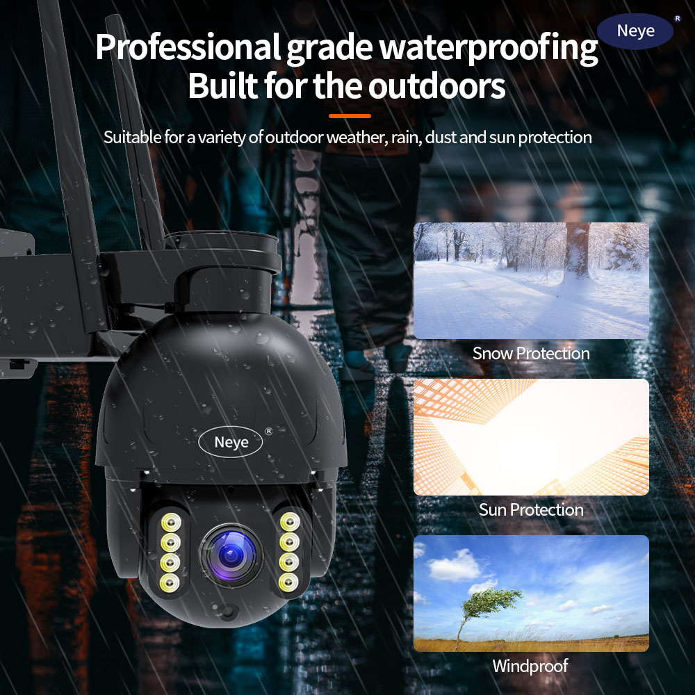 Neye SP100 PTZ WiFi Camera 8MP - Smart Home Cctv Camera 评论和价格