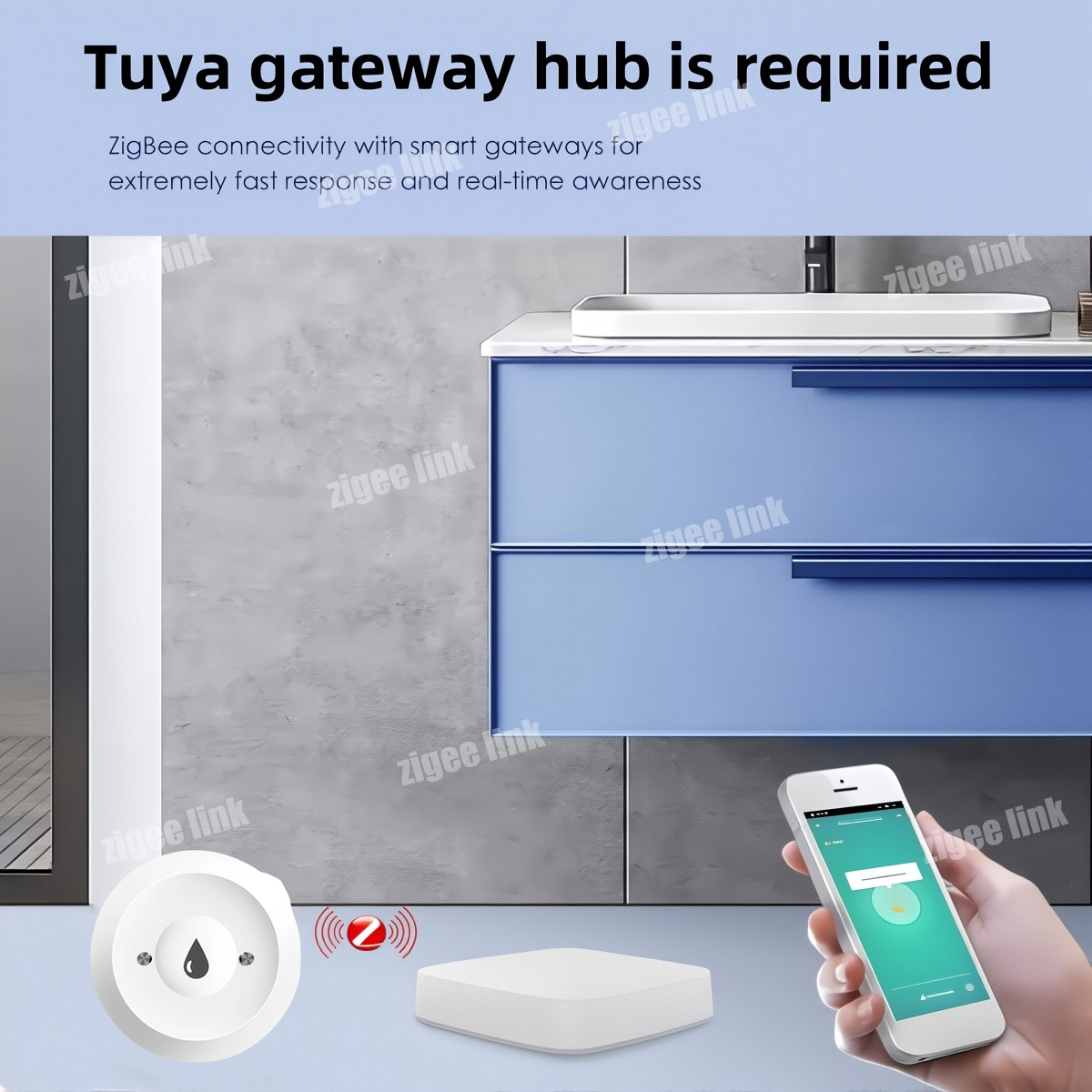 ZigBee 3.0 Water Sensor Smart  - Smart Home Zentrale 评论和价格