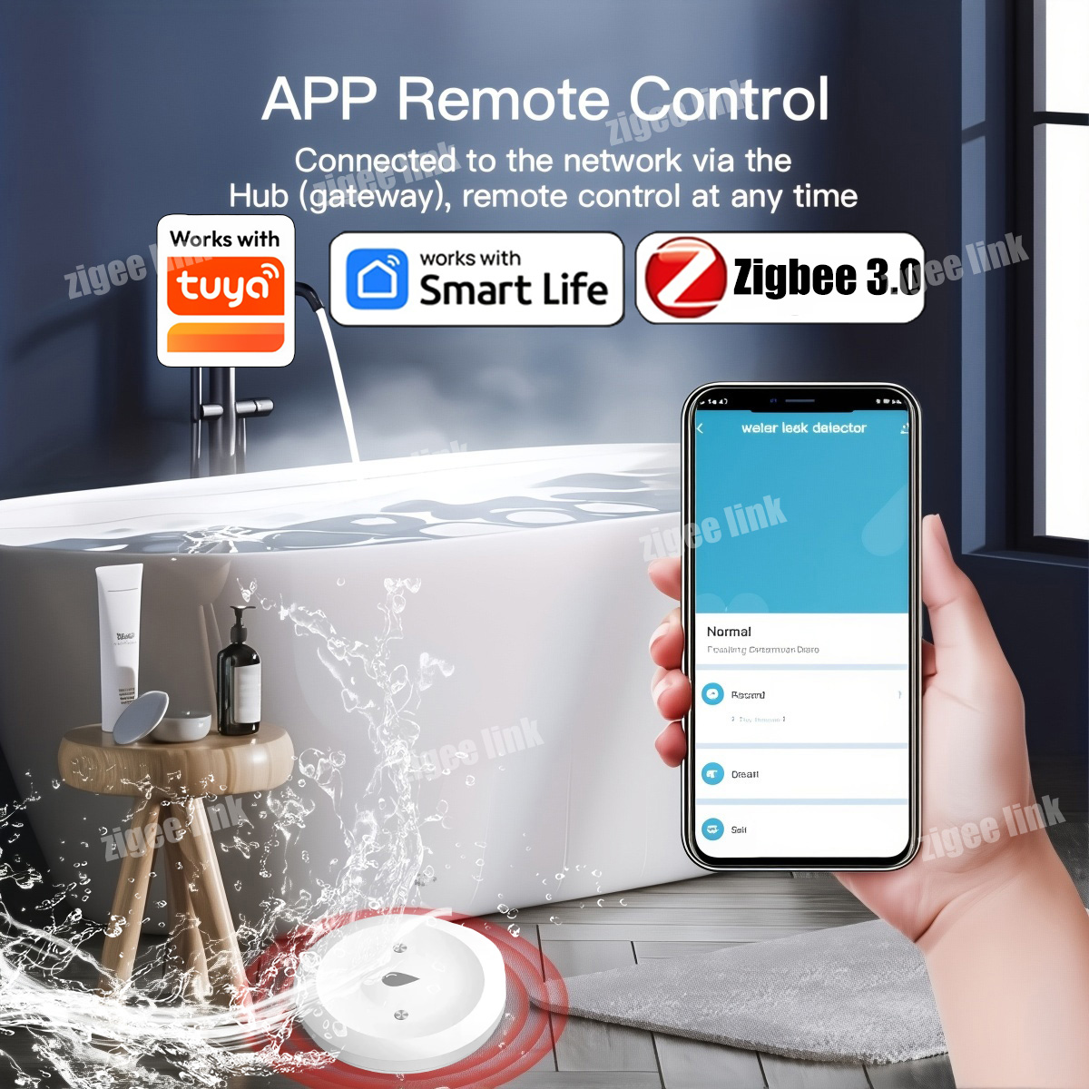 ZigBee 3.0 Water Sensor Smart  - Smart Home Zentrale 评论和价格