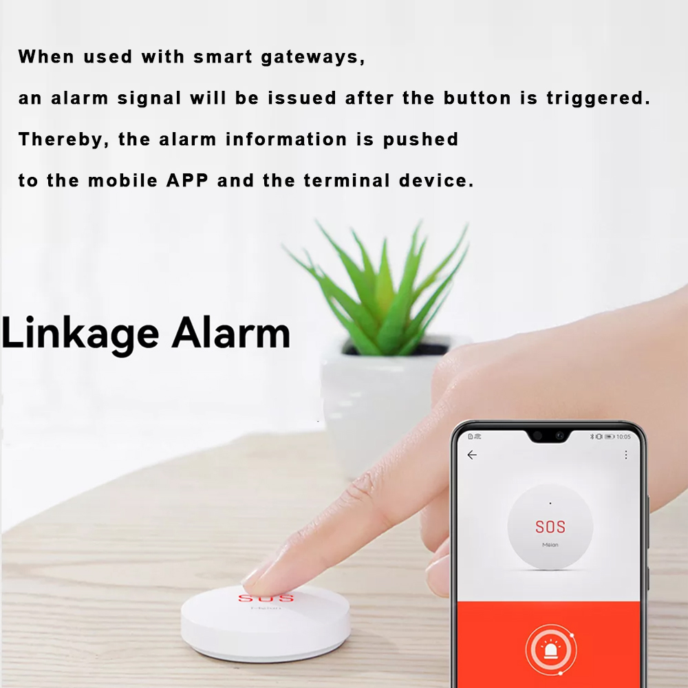 Meian Zigbee Tuya SOS Emergenc - Smart Home Zentrale 评论和价格