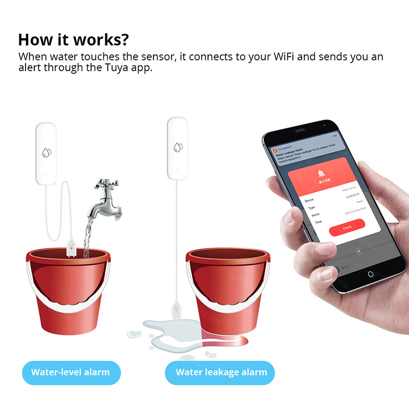 Tuya WiFi Water Leakage Alarm  - Smart Home Project 评论和价格