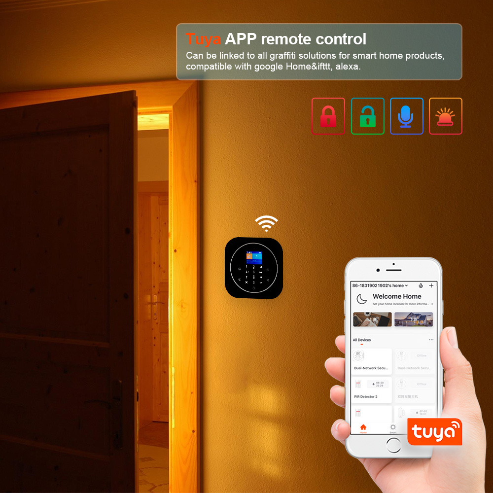 KERUI G12 Wireless Tuya Home A - Smart Home Vimar 评论和价格