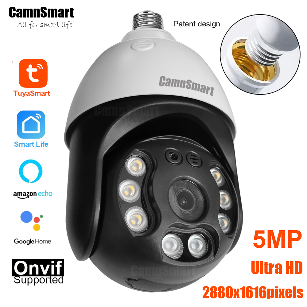 Camnsmart Tuya 5MP Alexa Wifi  - Smart Home Cctv Camera 评论和价格