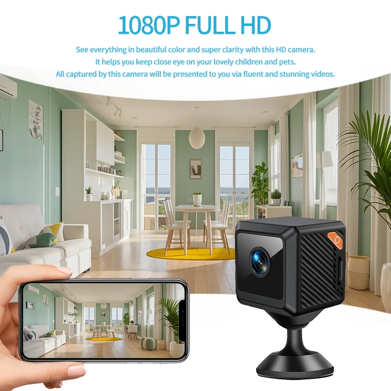 W02 1080P mini security protec - Smart Home Cctv Camera 评论和价格