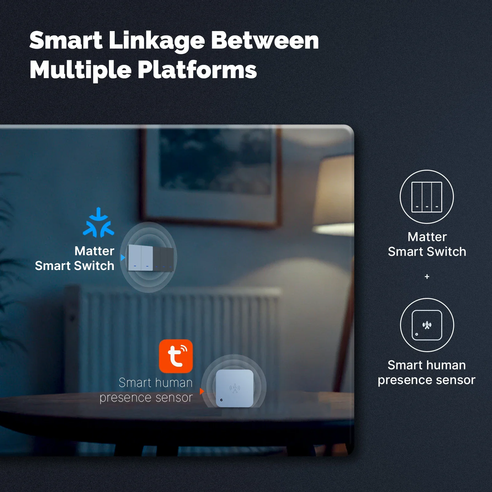 MOES Matter Tuya WiFi Smart Li - Smart Home Button 评论和价格