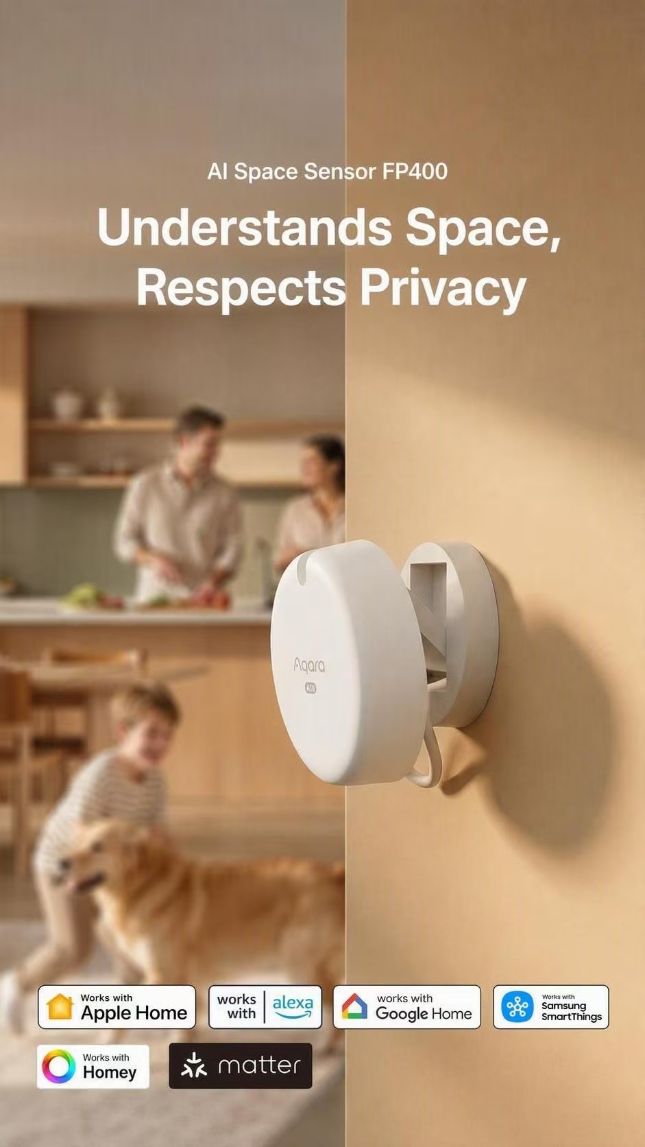Aqara FP400 AI Millimeter‑Wave - Pir Motion Sensor 评论和价格