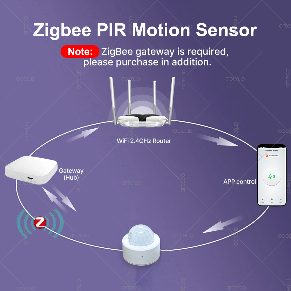 Zigbee 3.0 Mini PIR Motion Sen - Pir Motion Sensor 评论和价格
