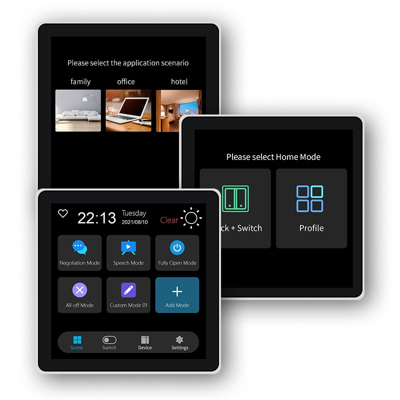FUERS 4 Inch Touch Screen Mult - Smart Home Button 评论和价格