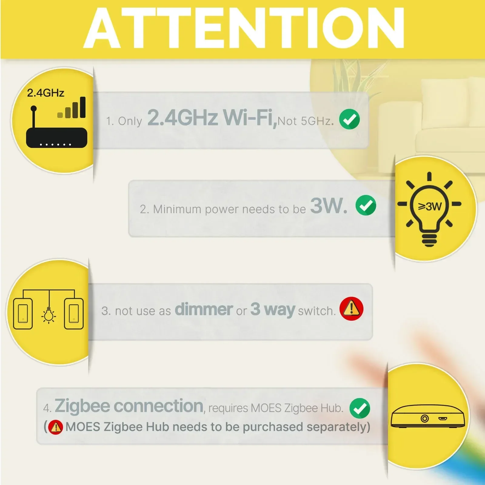 MOES Tuya ZigBee US Smart Ligh - Smart Home Button 评论和价格