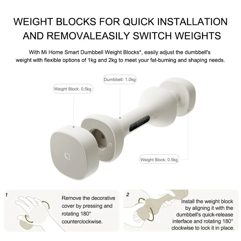 New MIJIA Smart Dumbbells Men  - Smart Home Wellness 评论和价格